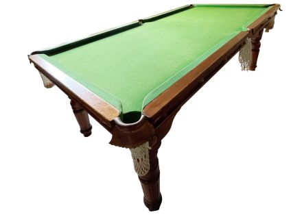 (M1269) 7 ft Oak Turned Leg Snooker/Pool  Dining Table