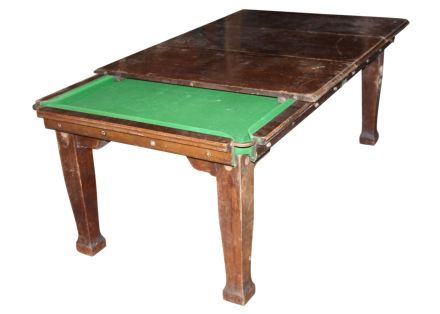 Oak 6ft Square leg used snooker dining table