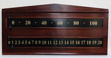 mahogany scoreboard