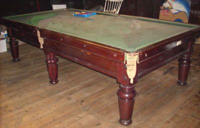 three quarter pool table size